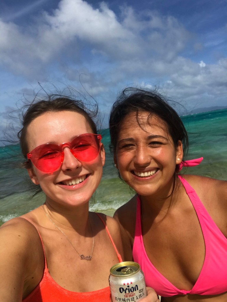 Me, Su and some glasses I regret buying