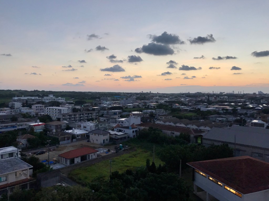 The view from my room at 6:30AM